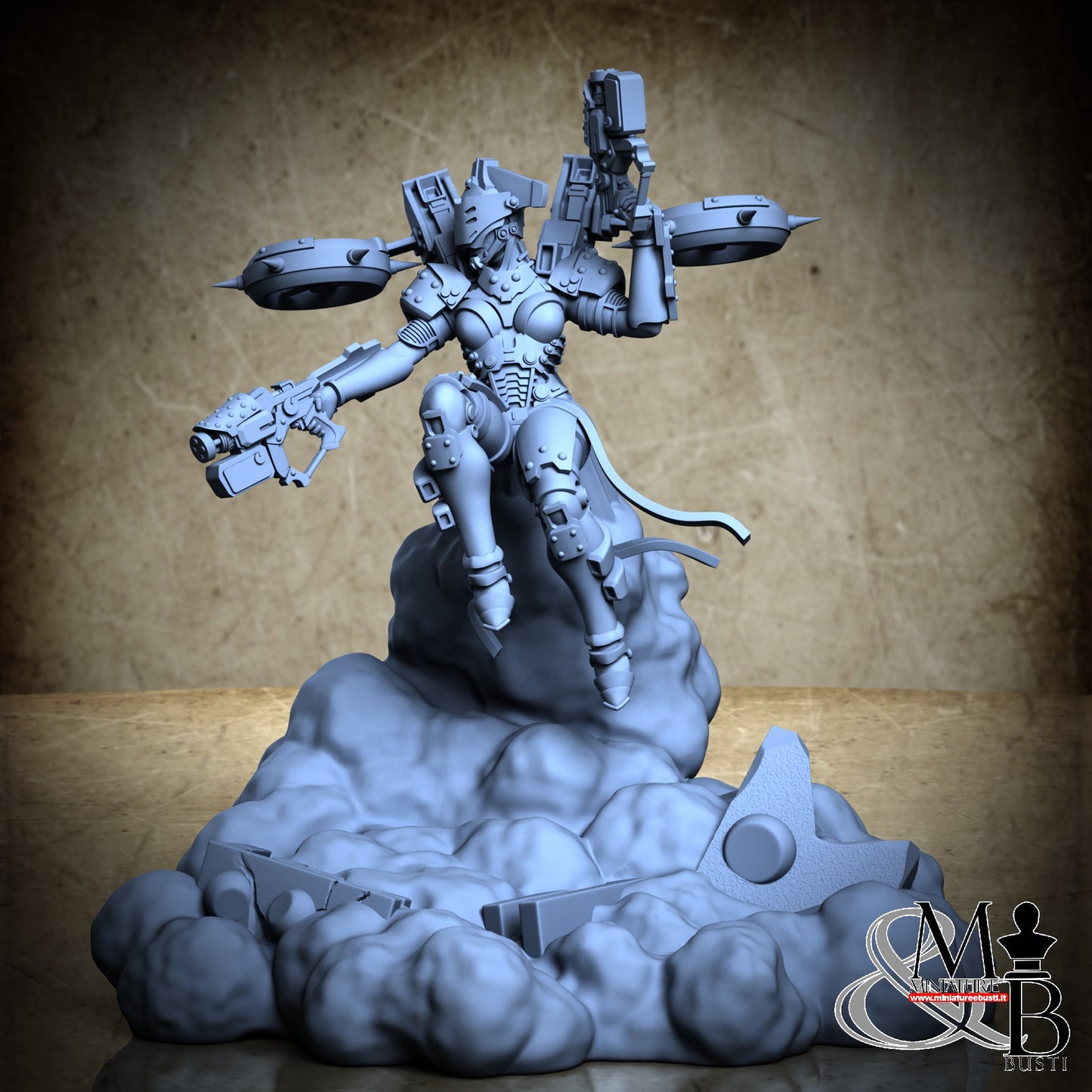 Arderite Valkyries - Gun Diorama Base