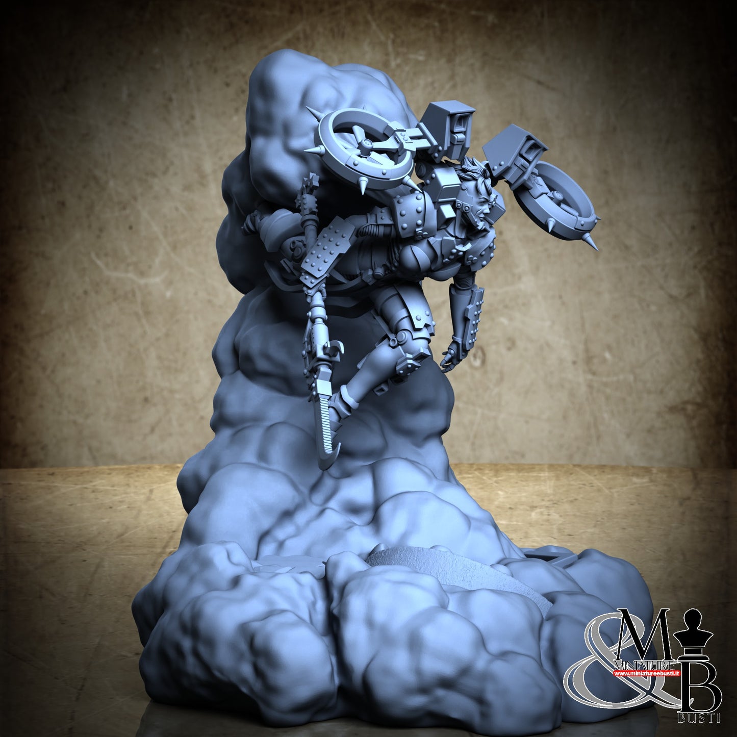 Arderite Valkyries - Halberd Diorama Base