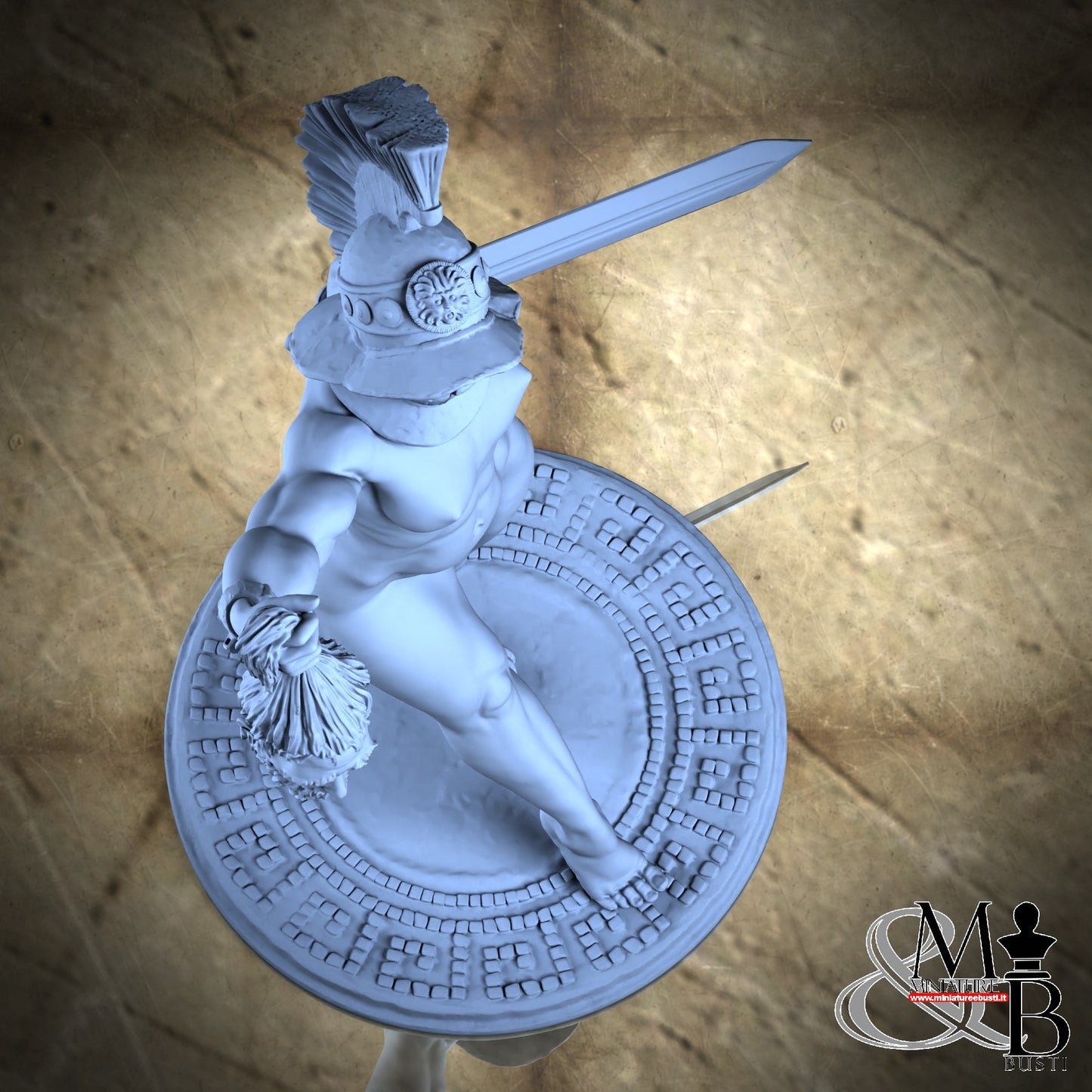 Vitruvia the gladiatrix - NSFW Helmet and Cutted Head
