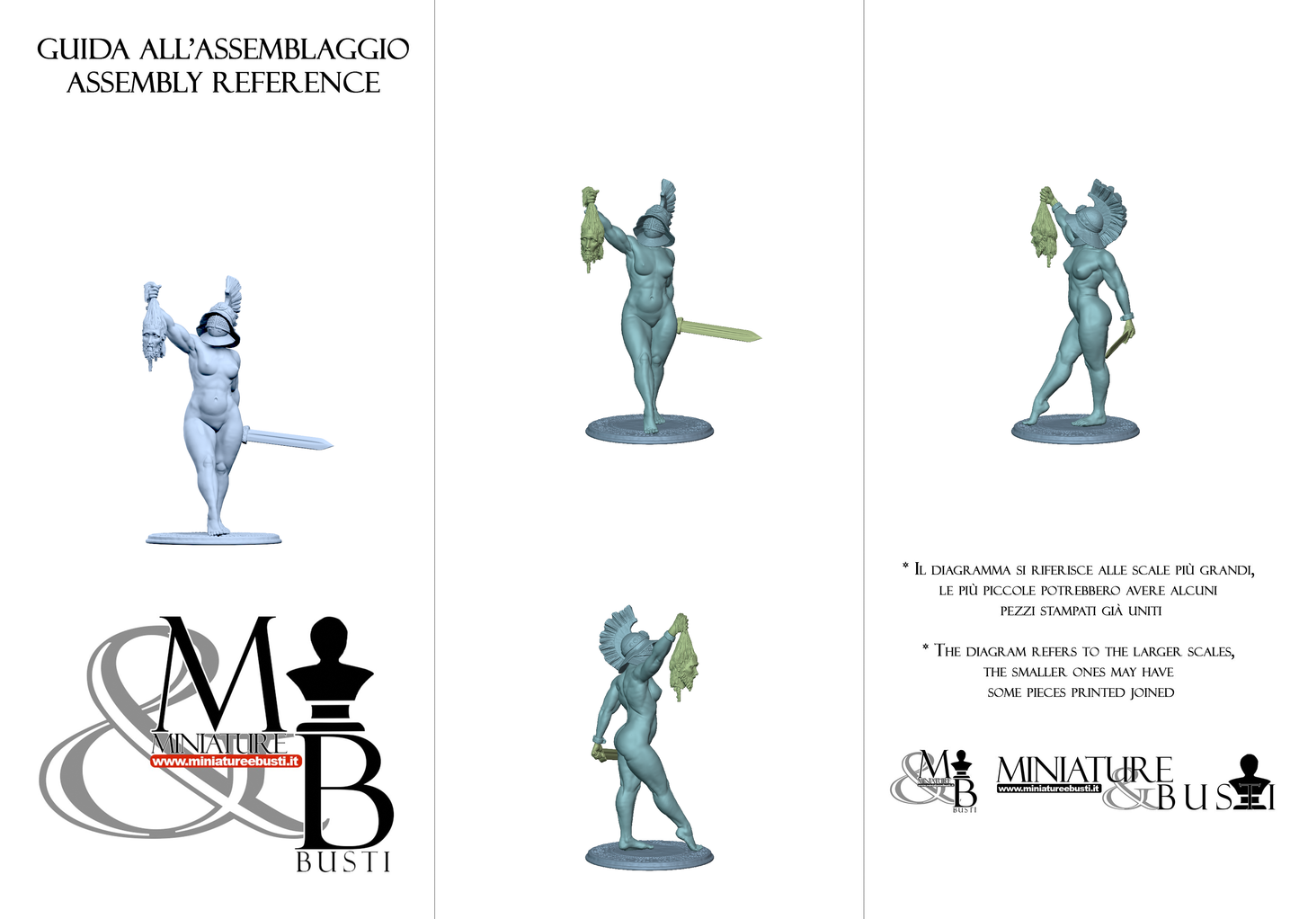 Vitruvia the gladiatrix - NSFW Helmet and Cutted Head