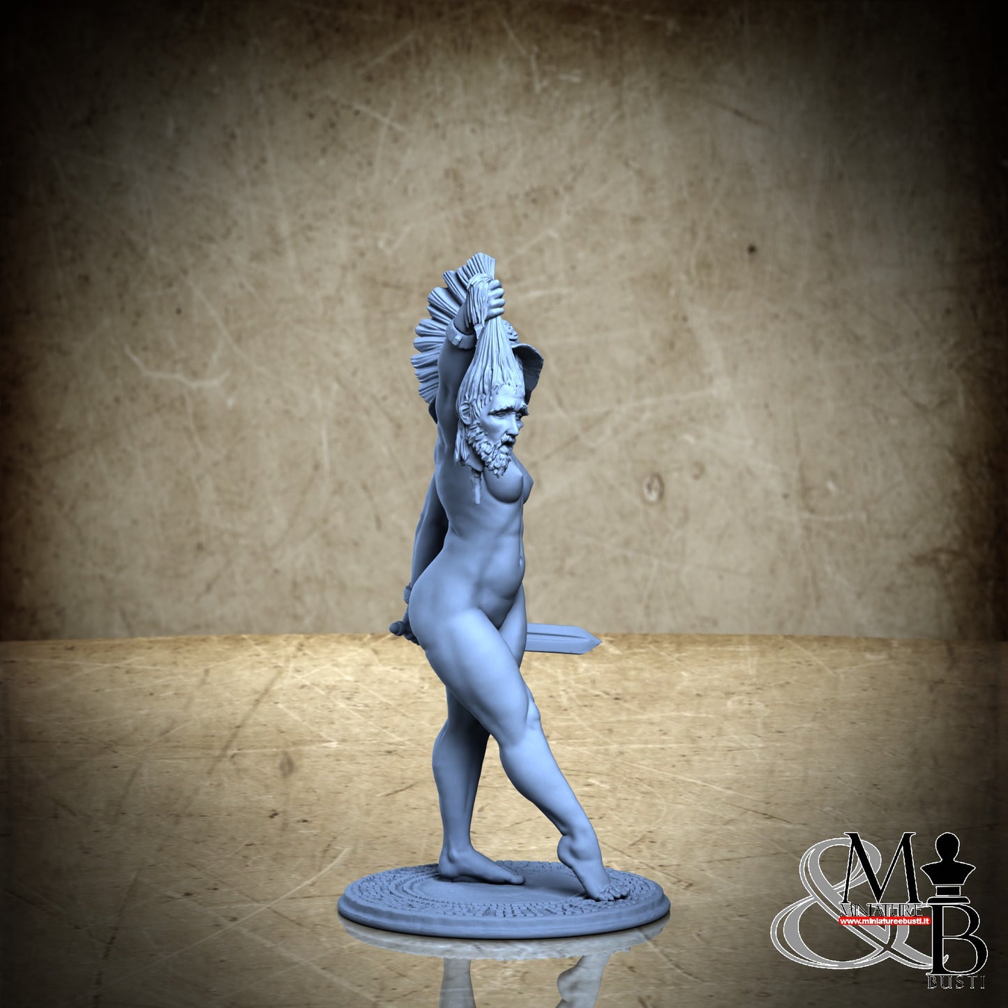 Vitruvia the gladiatrix - NSFW Helmet and Cutted Head