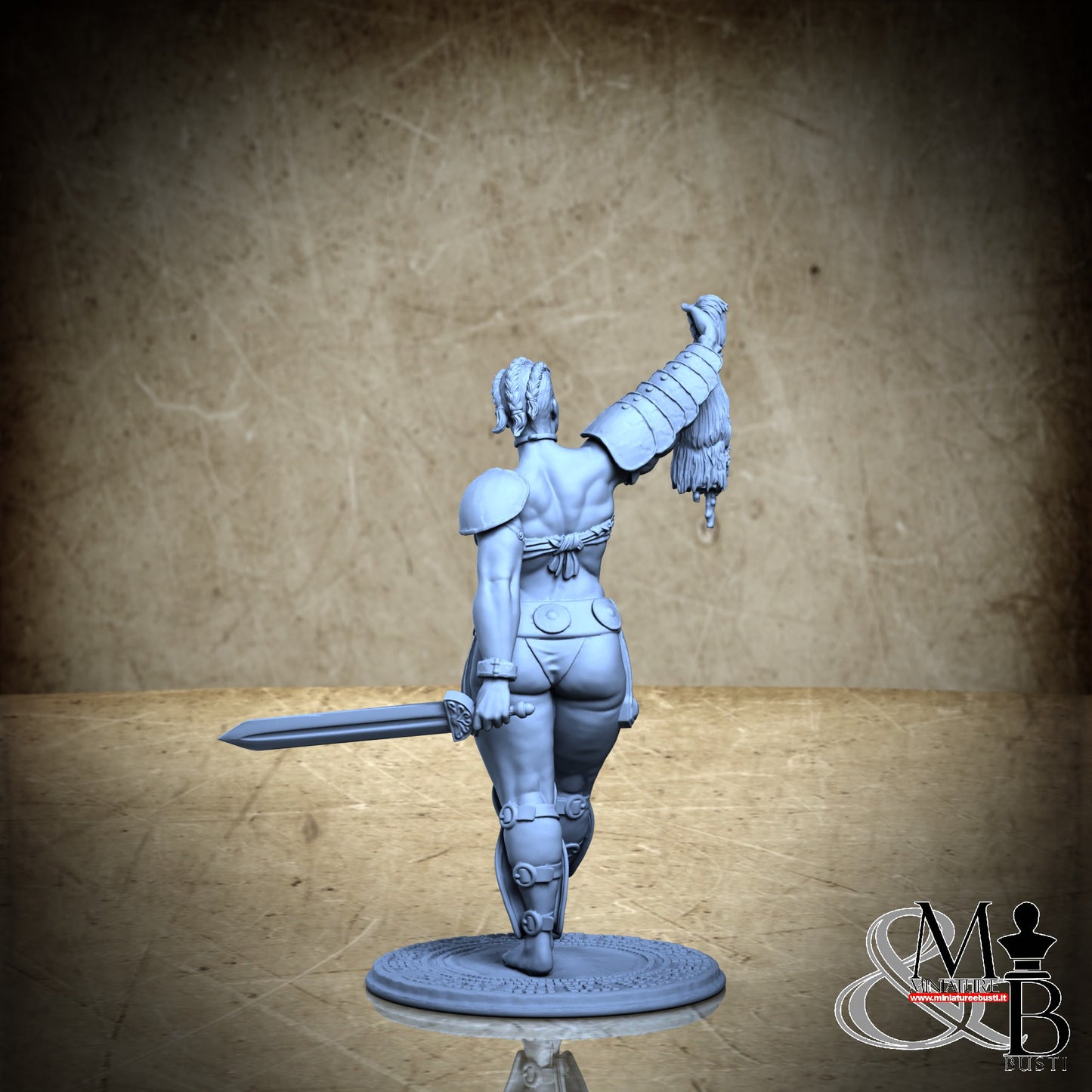 Vitruvia the gladiatrix - SFW No Helmet and Cutted Head