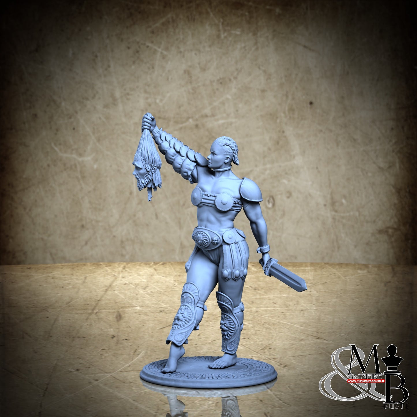 Vitruvia the gladiatrix - SFW No Helmet and Cutted Head