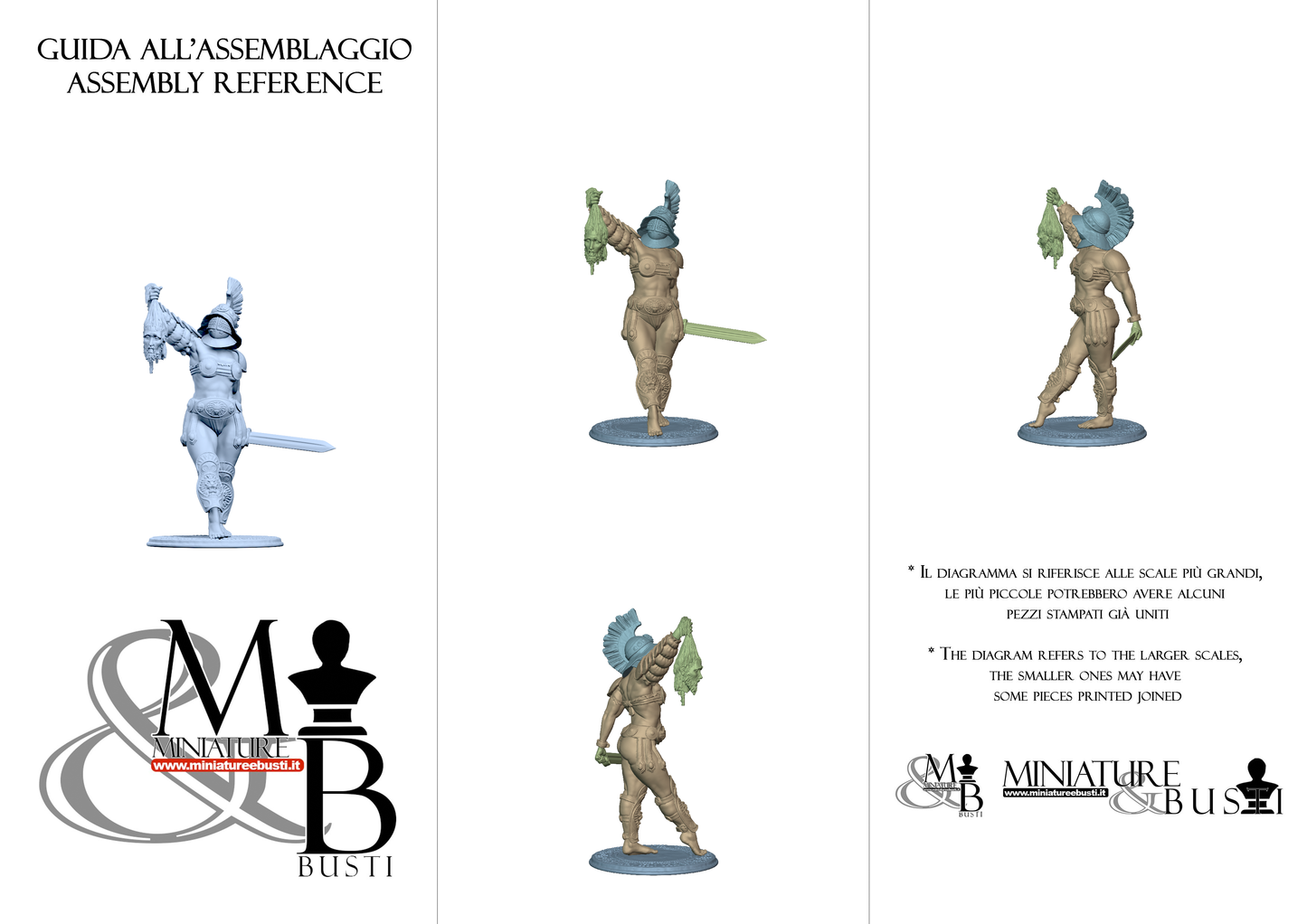 Vitruvia the gladiatrix - SFW Helmet and Cutted Head