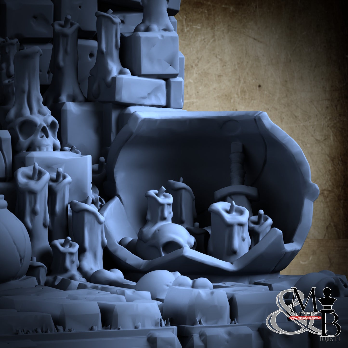 Death x Tiles - Dungeon Set - Wall Altar