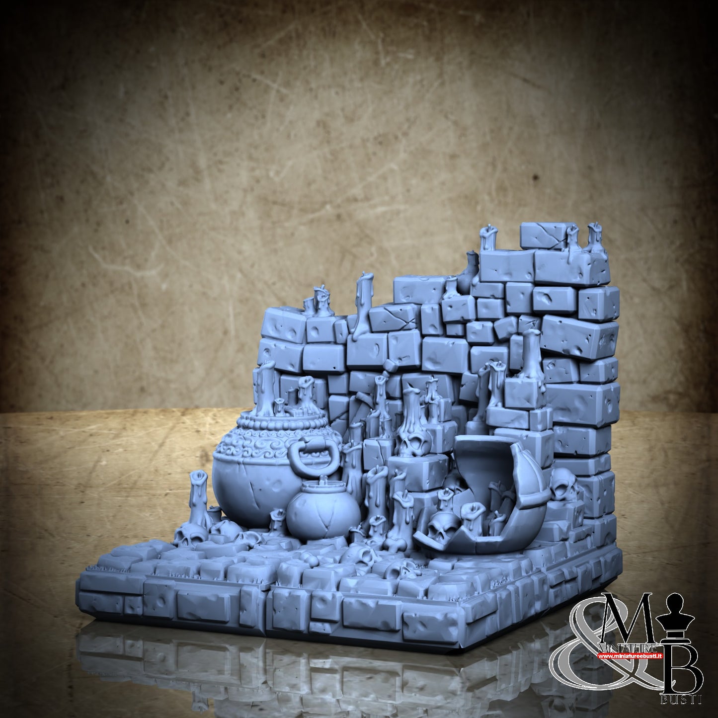 Death x Tiles - Dungeon Set - Wall Altar