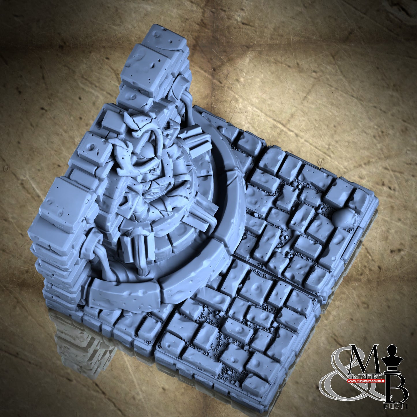 Death x Tiles - Dungeon Set - Wall Fountain