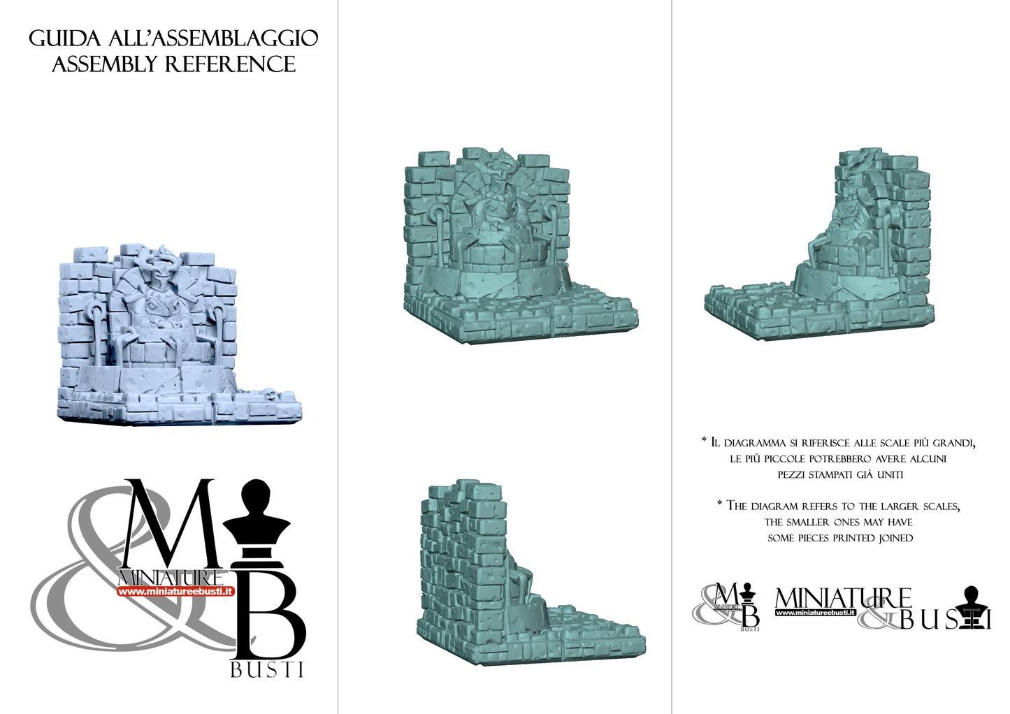 Death x Tiles - Dungeon Set - Wall Fountain