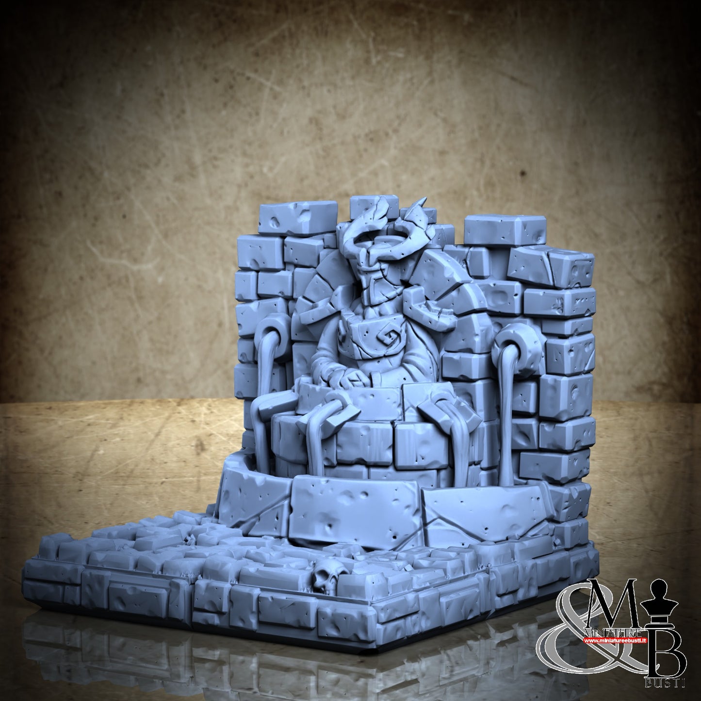Death x Tiles - Dungeon Set - Wall Fountain
