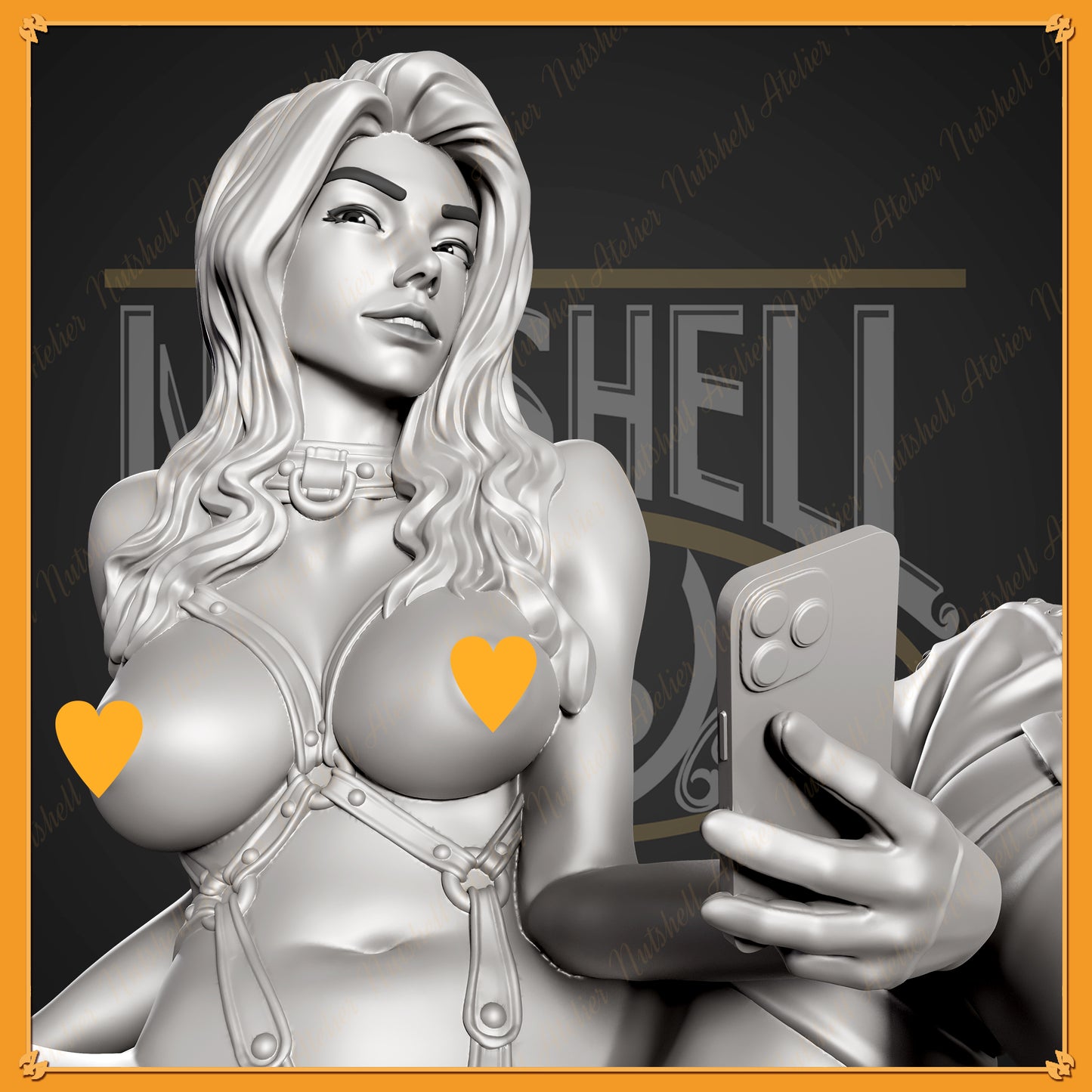 Pose 8 (Selfie) - Topless