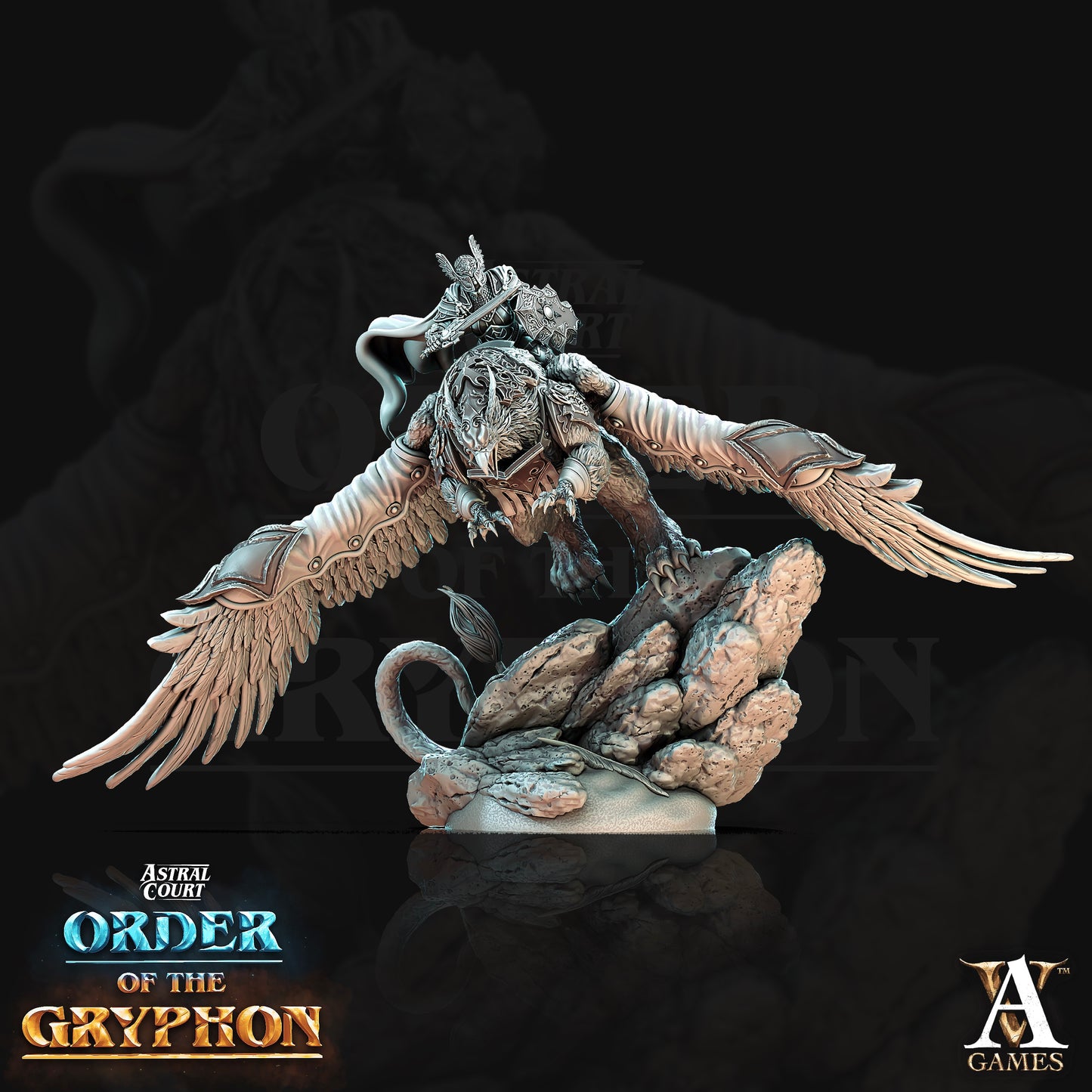 Astral Gryphon Riders - Pose 4