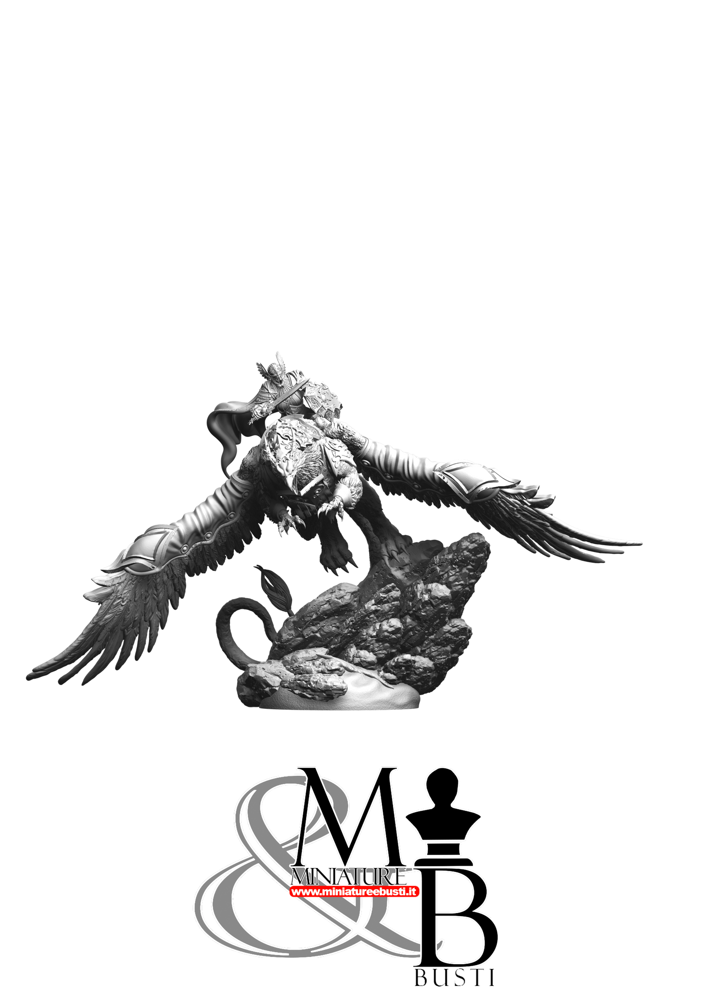 Astral Gryphon Riders - Pose 4