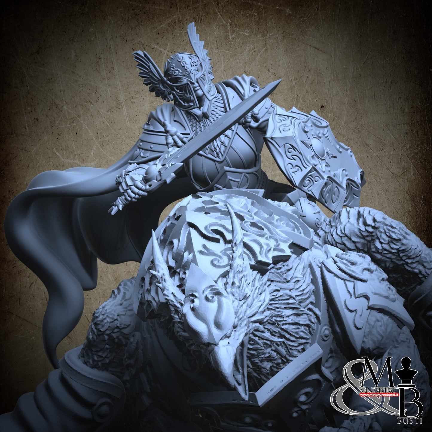 Astral Gryphon Riders - Pose 4