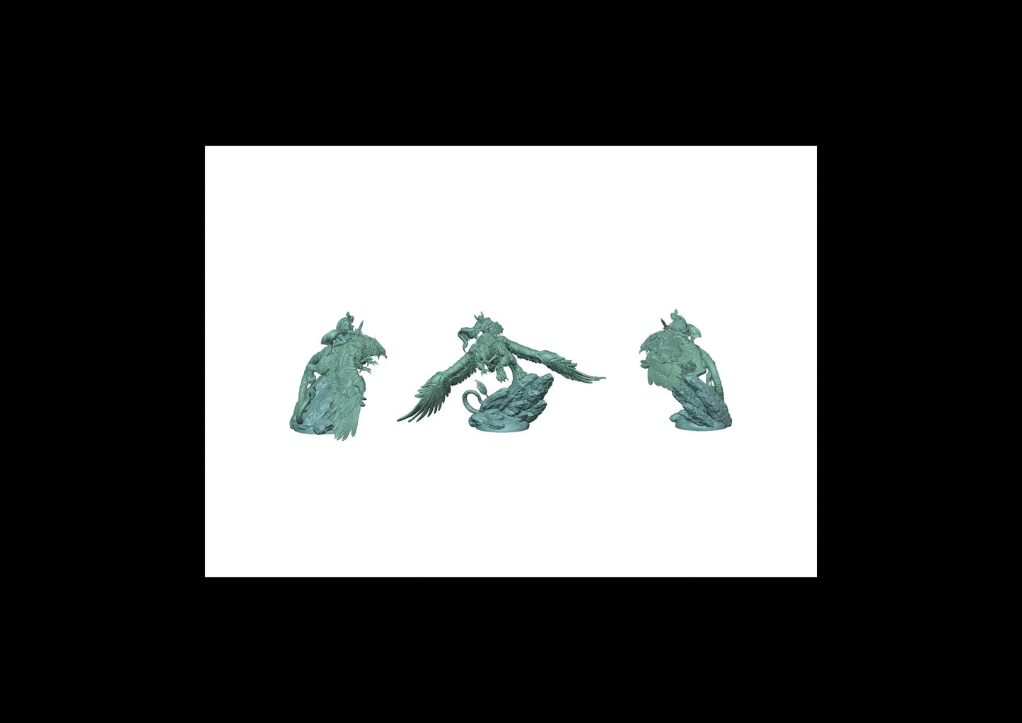 Astral Gryphon Riders - Pose 4