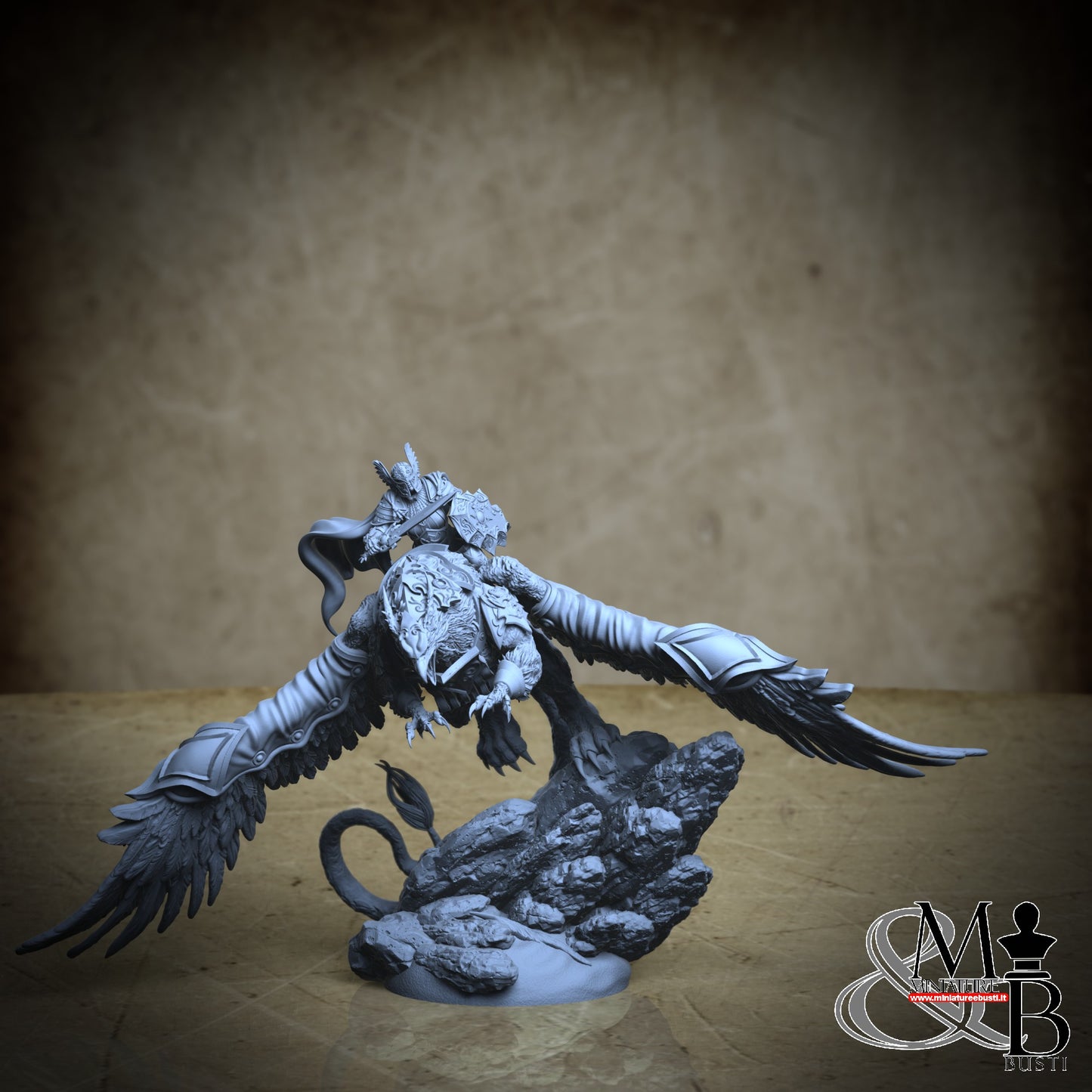 Astral Gryphon Riders - Pose 4