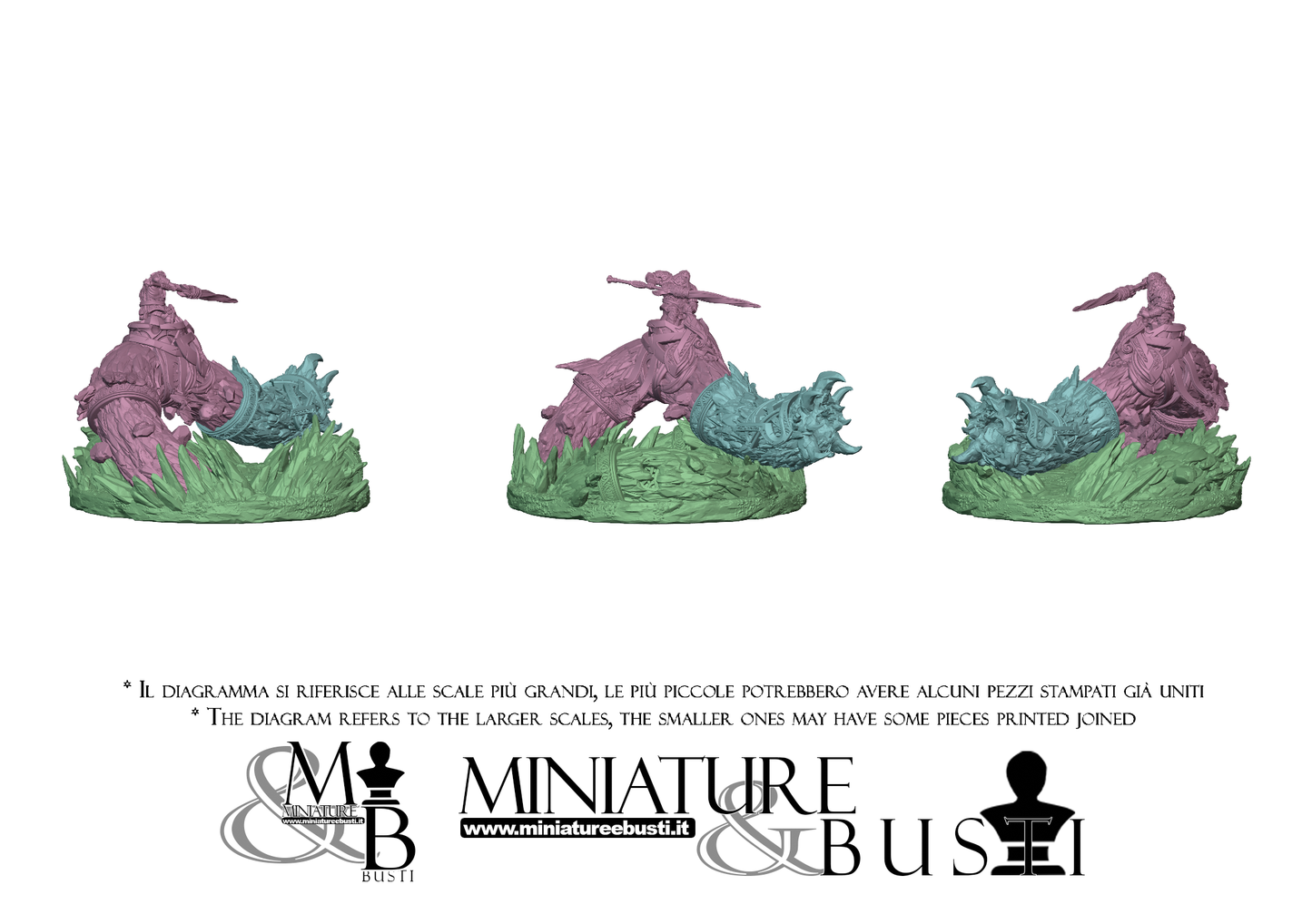 Wurm Riders - Variant 3 with rider