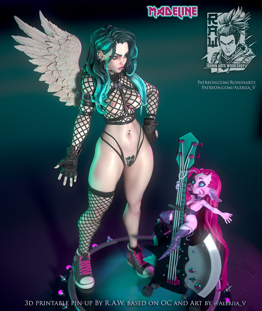 Madeline - NSFW fishnet and Imp