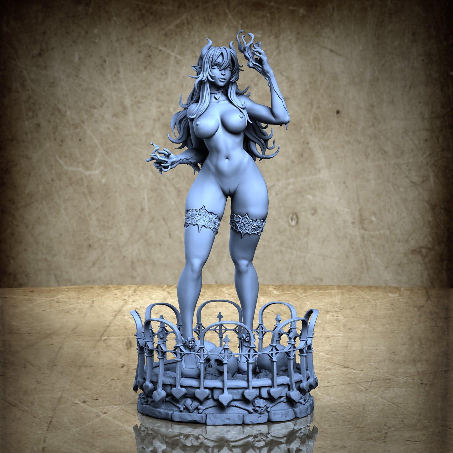 Mina - Fence, NSFW