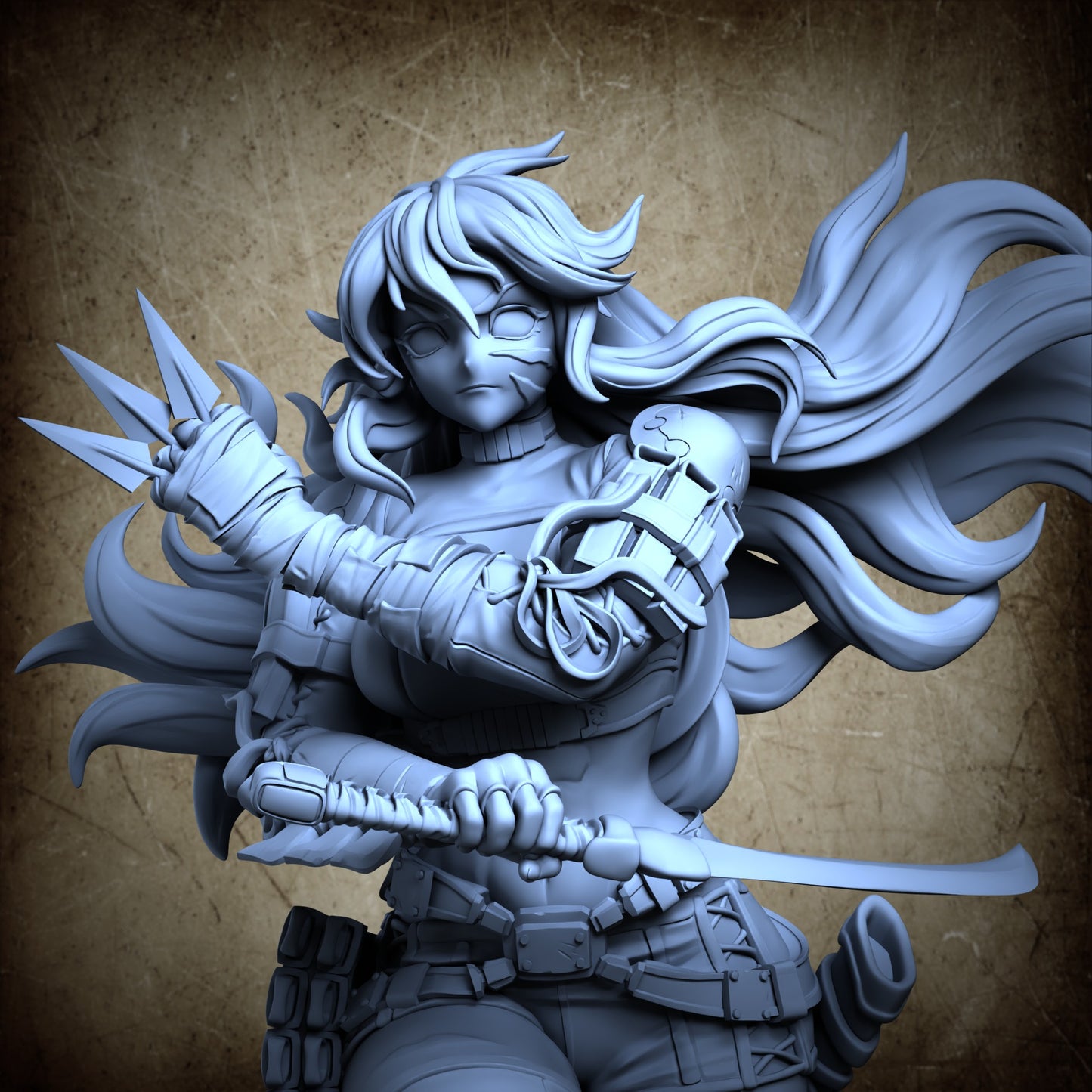 Raven Grey - No Skirt and no Hat