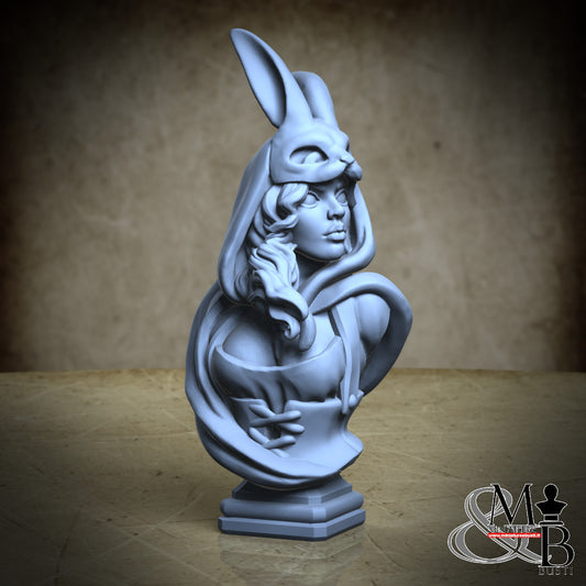 Red Bleeding hood Bust - V2