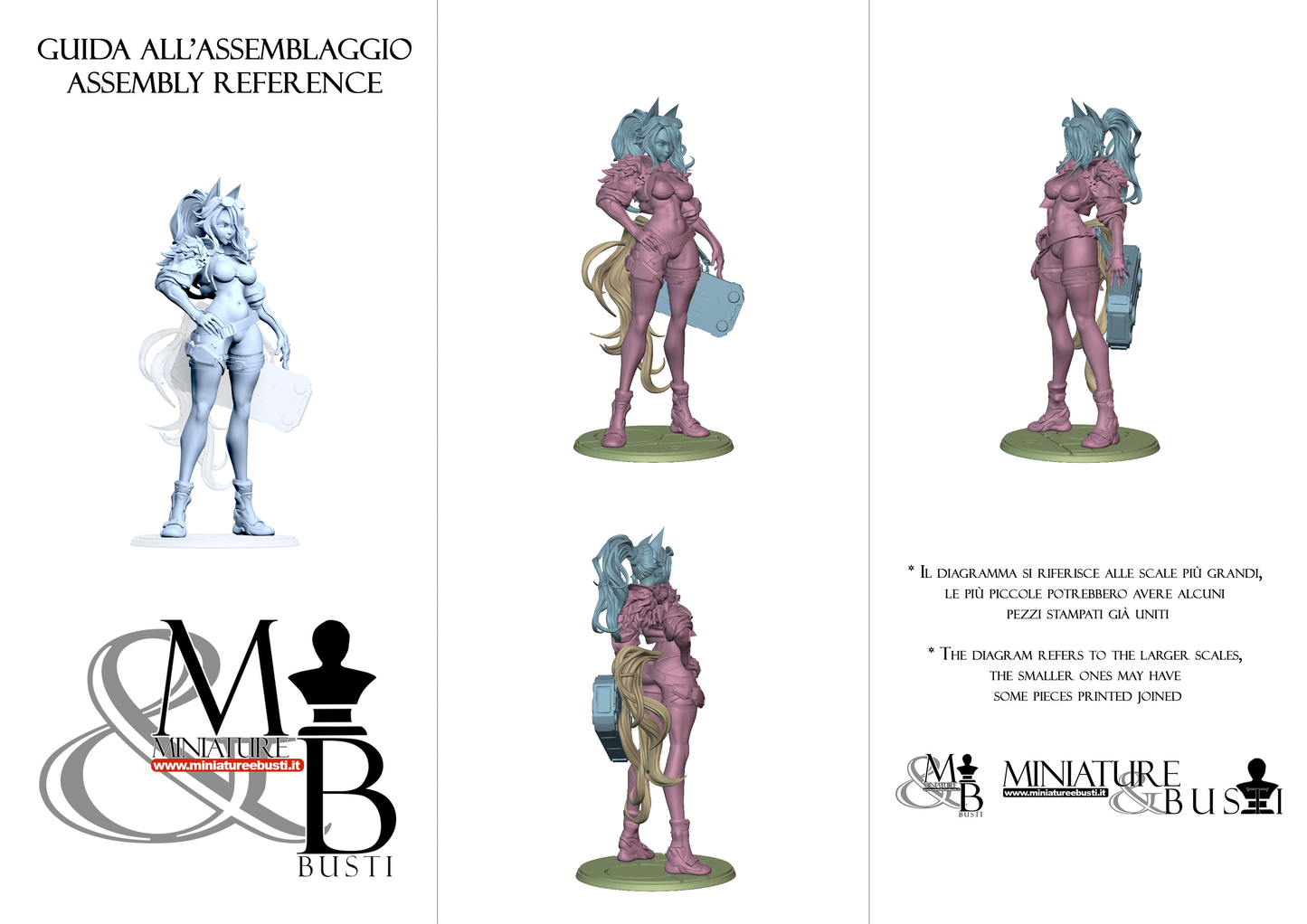 PARTE OPZIONALE - Deadmans SciFi ElfGirl - Bikini Optional Parts
