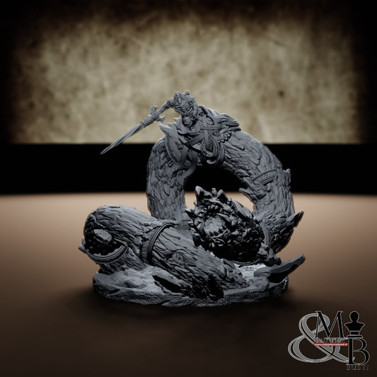 Wurm Riders - Variante 4 con cavaliere