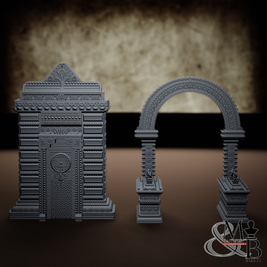 Hindu Altar and Arch