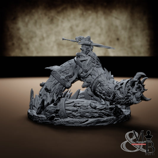 Wurm Riders - Variante 3 con cavaliere