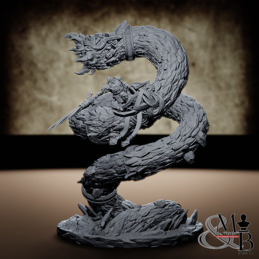 Wurm Riders - Variante 1 Con Cavaliere