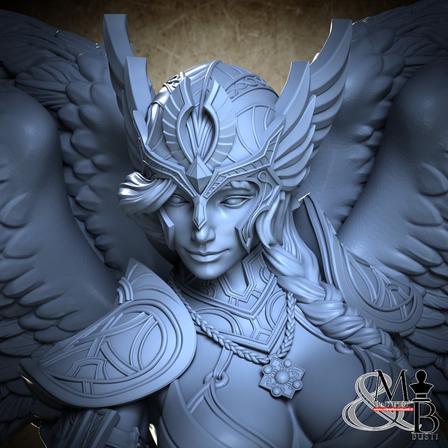 Valkyrie Bust - Clothed Helmet