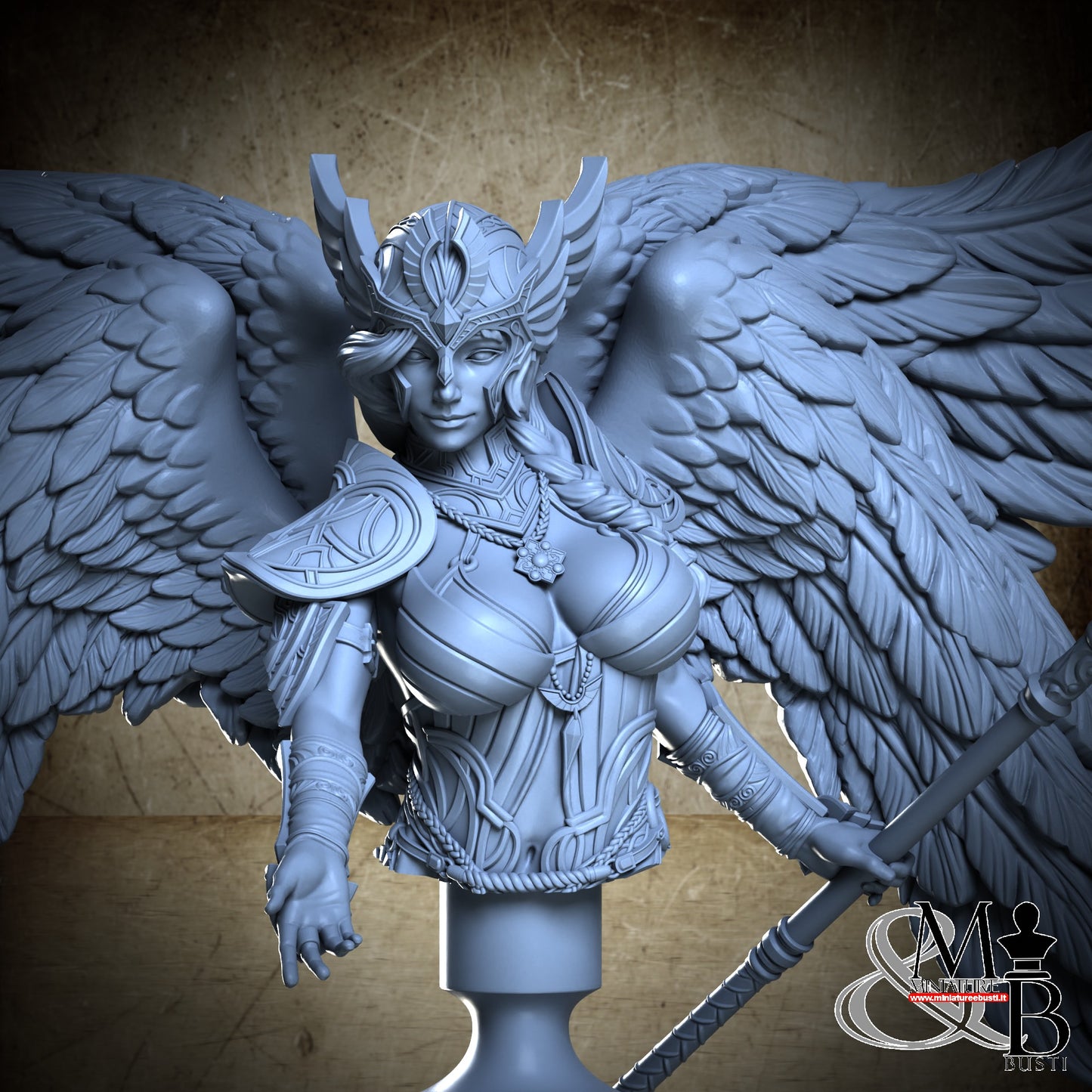 Valkyrie Bust - Clothed Helmet