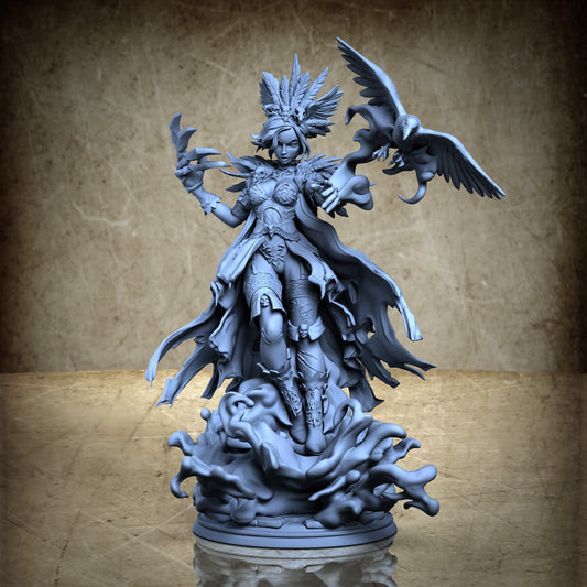Adriana The Raven Shadow - No Skull painting