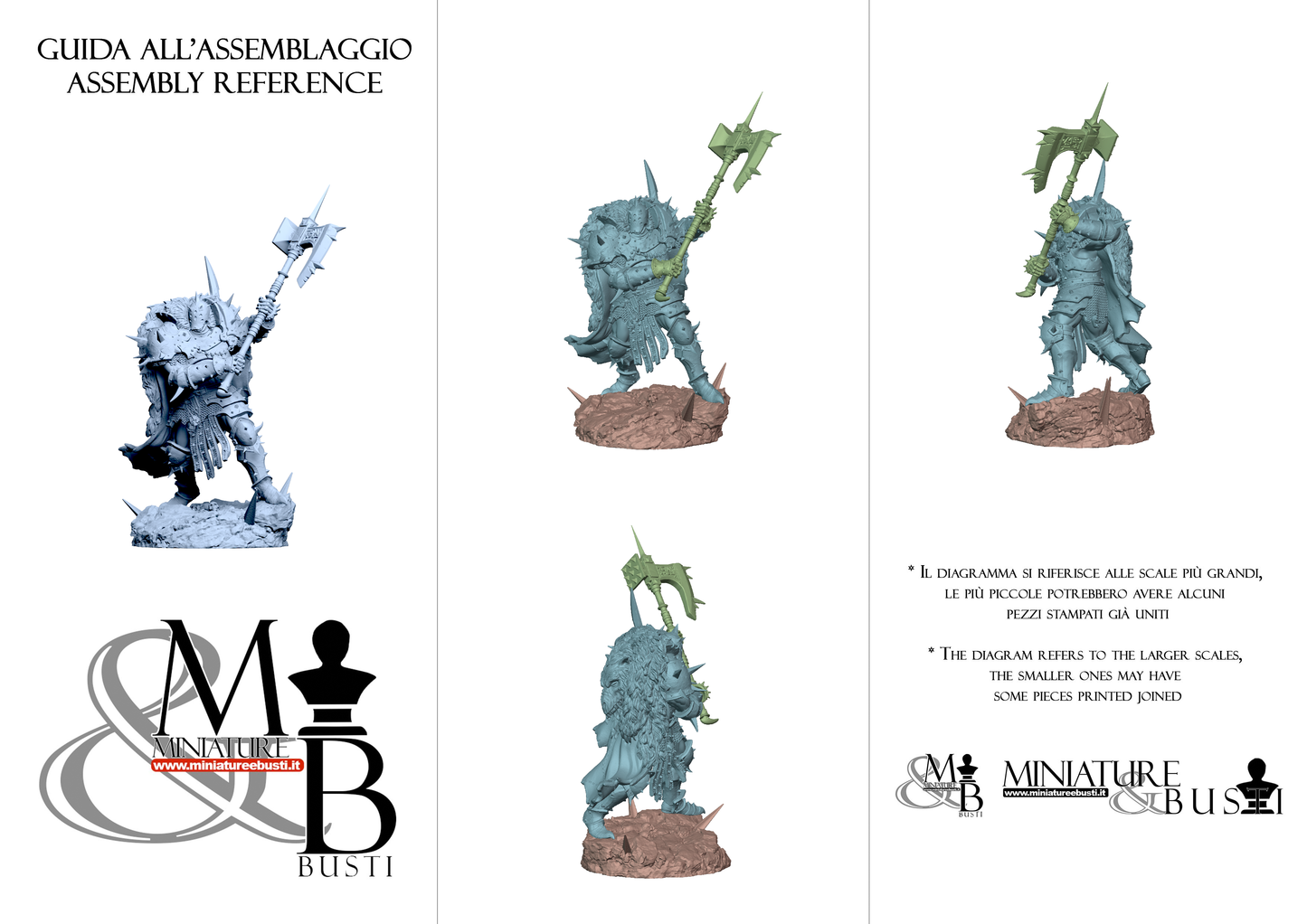 Blessed Champions of Gorkal (Pose 1) - Axe