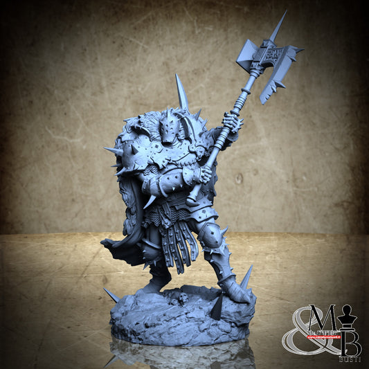 Blessed Champions of Gorkal (Pose 1) - Axe