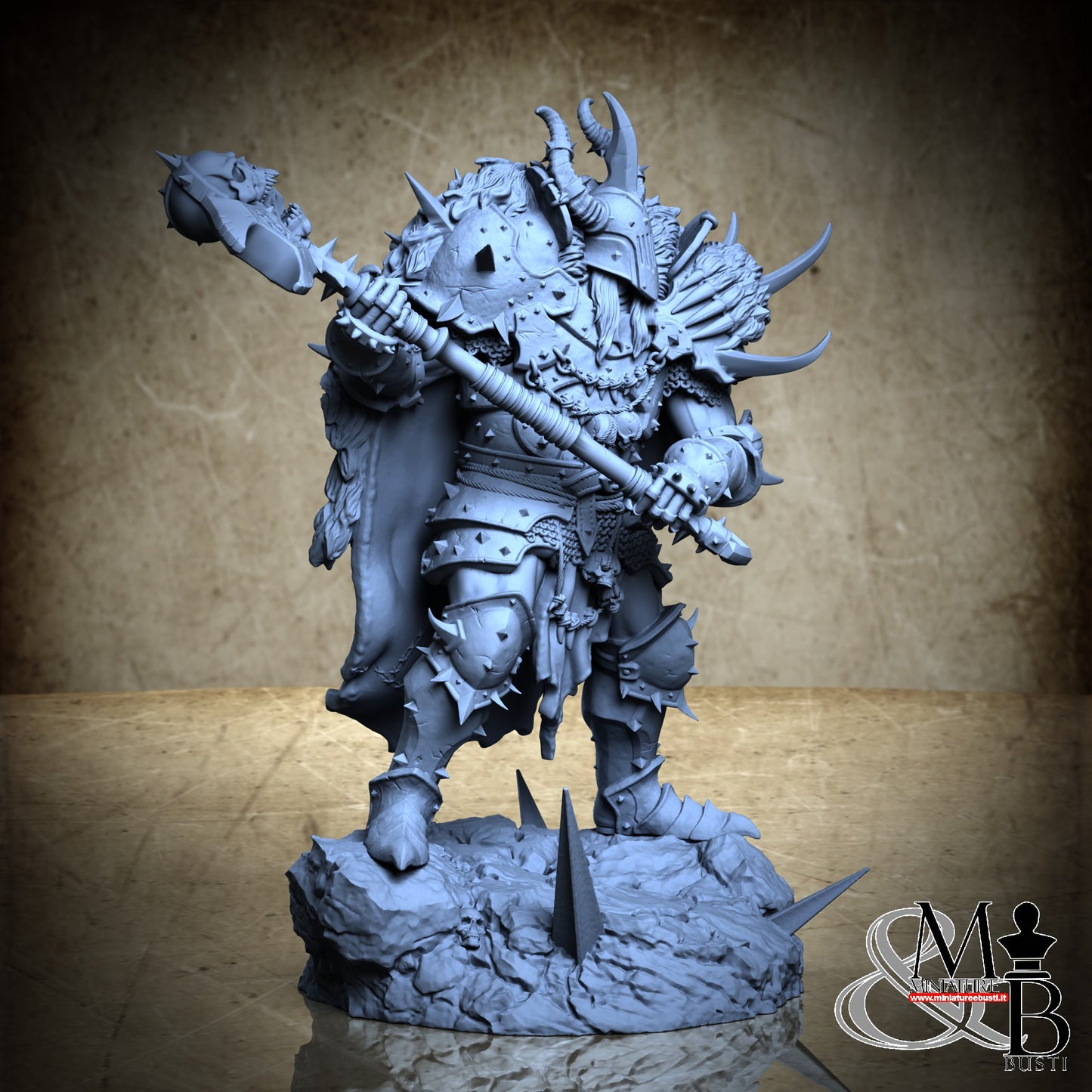 Blessed Champions of Gorkal (Pose 2) - Hammer