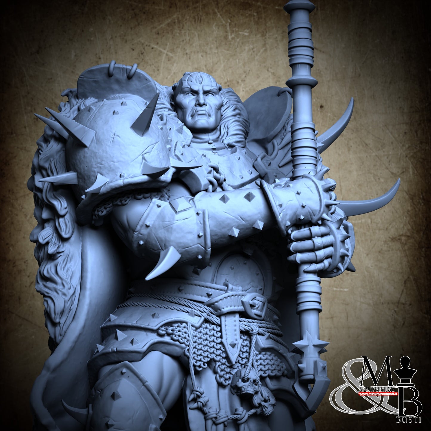 Blessed Champions of Gorkal (Pose 3) - Hammer