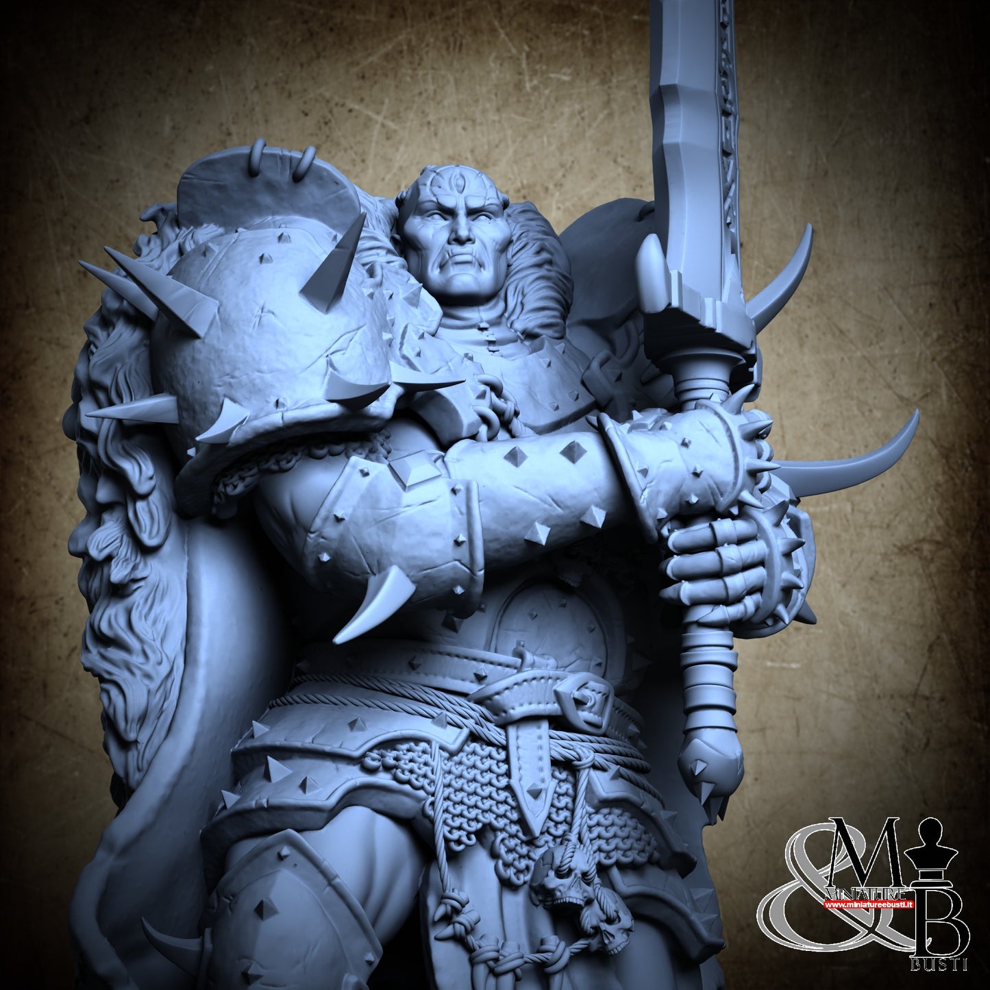 Blessed Champions of Gorkal (Pose 3) - Sword