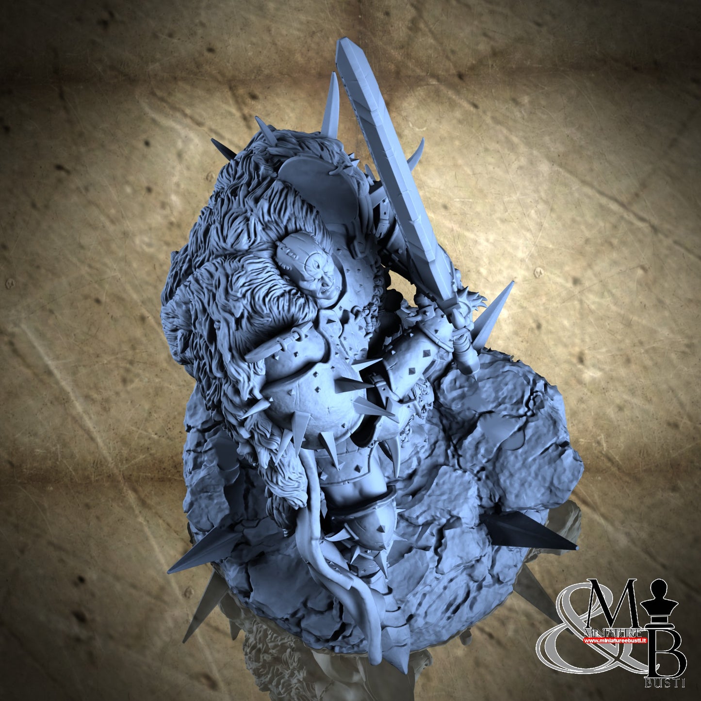Blessed Champions of Gorkal (Pose 3) - Sword