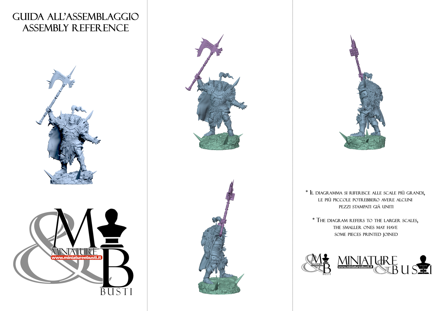Blessed Champions of Gorkal (Pose 4) - Axe