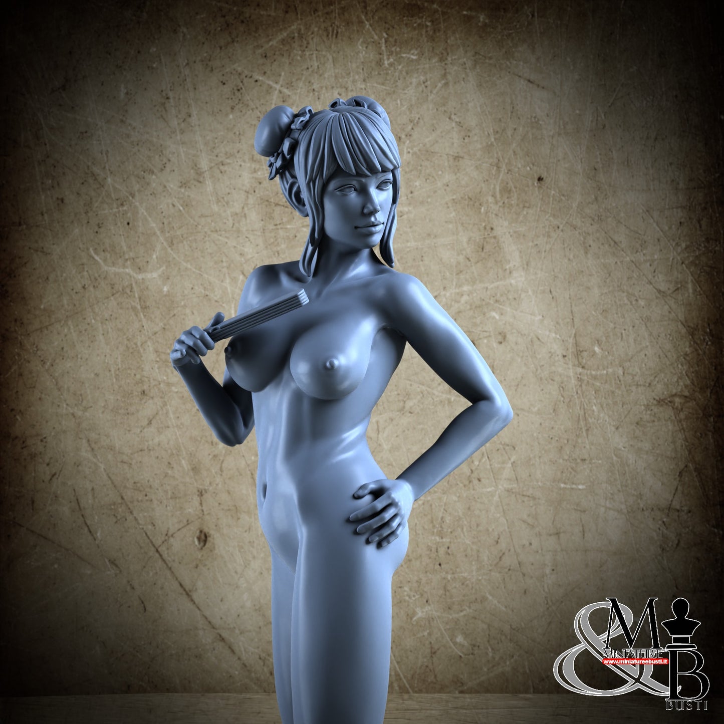 China Dress Hair 1 - Naked