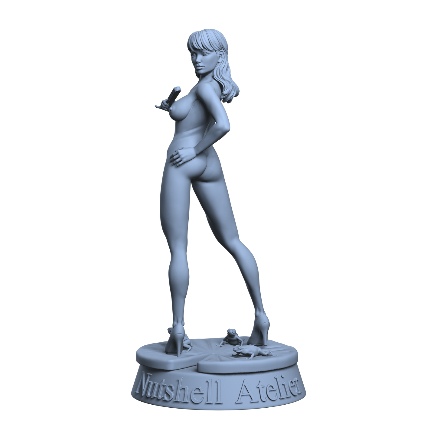 China Dress Hair 3 - Naked