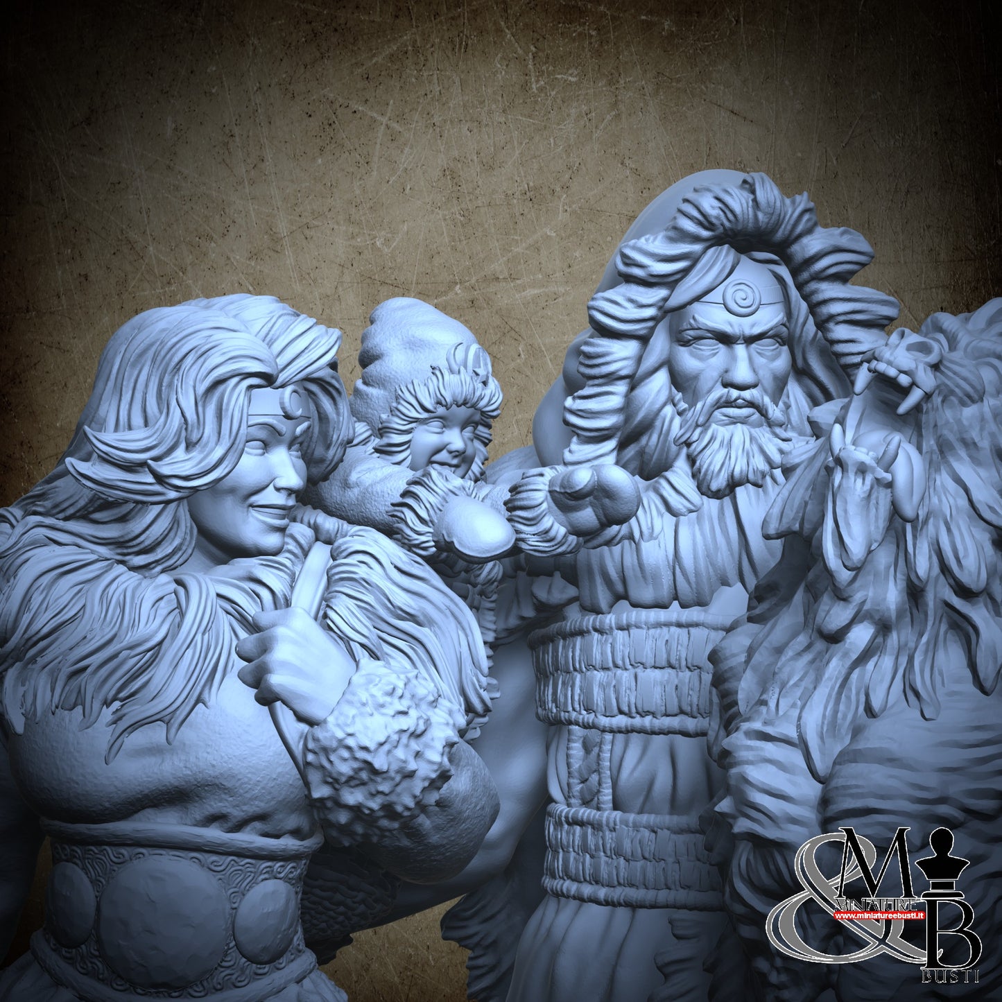 Cimmerian family - Full Diorama