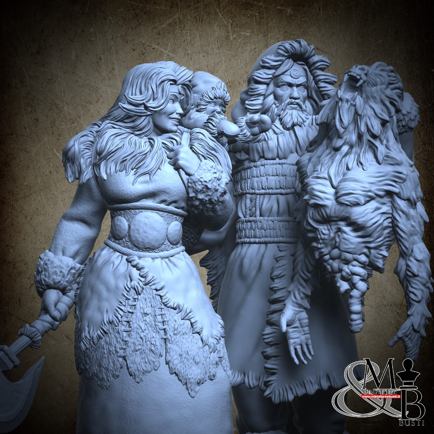 Cimmerian family - Full Diorama