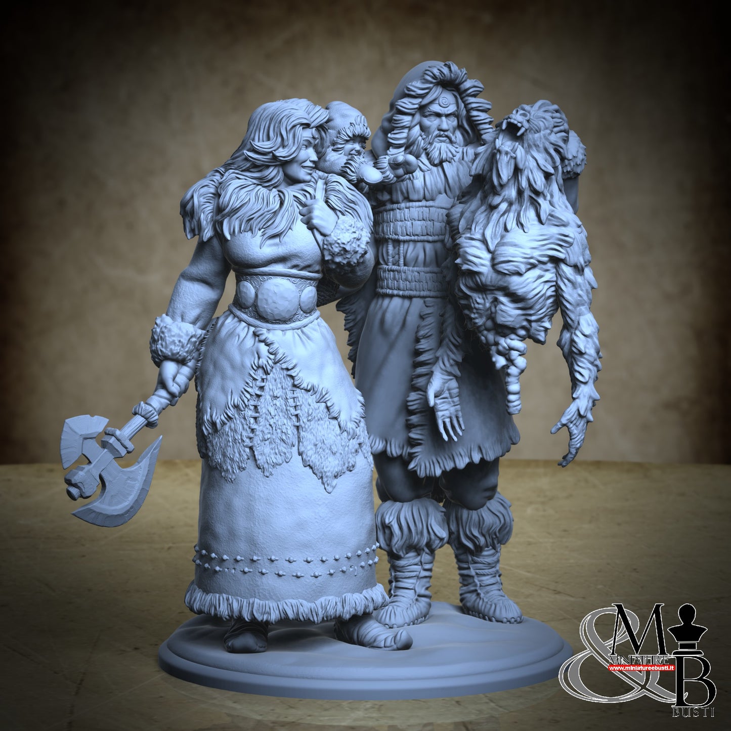 Cimmerian family - Full Diorama