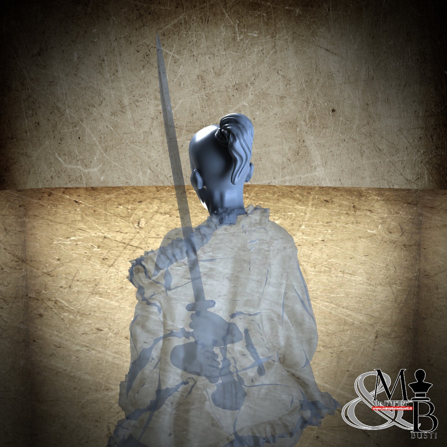 The Crimson Cat - Samurai girl - Head 2 Opz Part