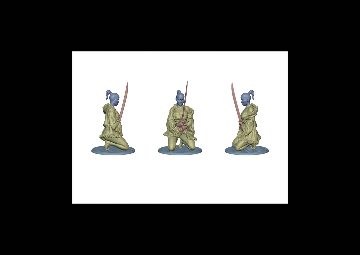 The Crimson Cat - Samurai girl - Head 2 Opz Part