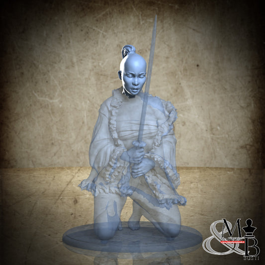 The Crimson Cat - Samurai girl - Head 2 Opz Part