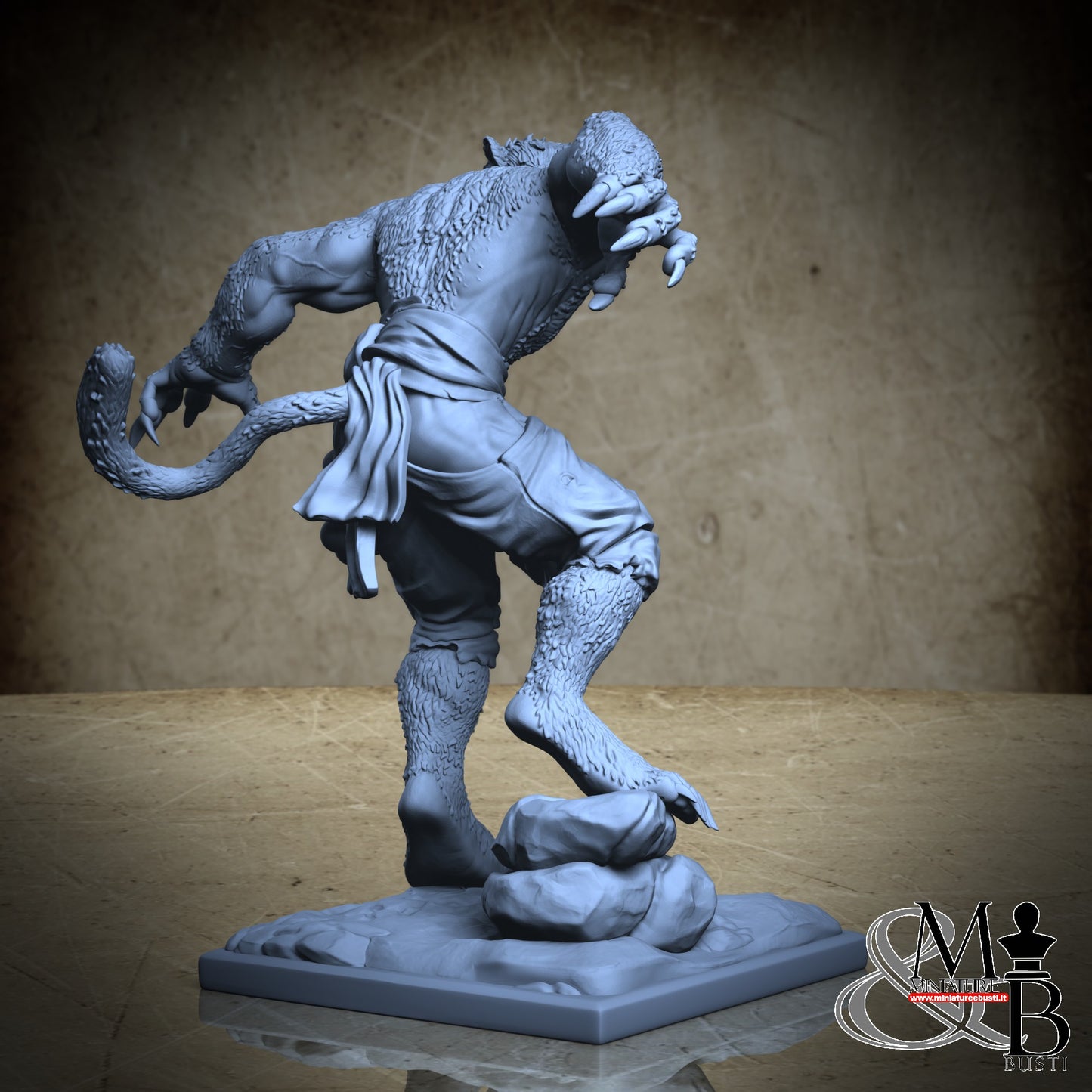 Dewan the monk - Weretiger Form