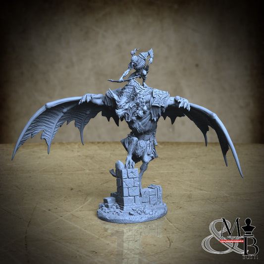 Dire Bat Riders - Pose 01