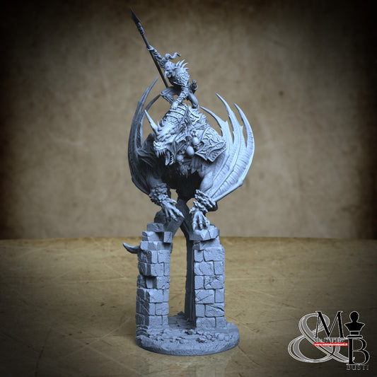 Dire Bat Riders - Pose 02